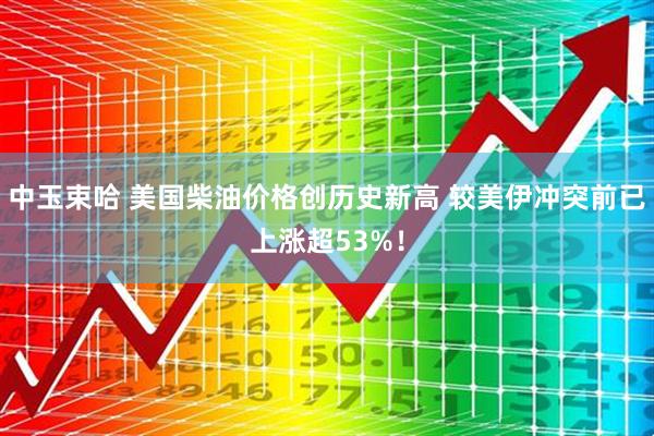 中玉束哈 美国柴油价格创历史新高 较美伊冲突前已上涨超53%！